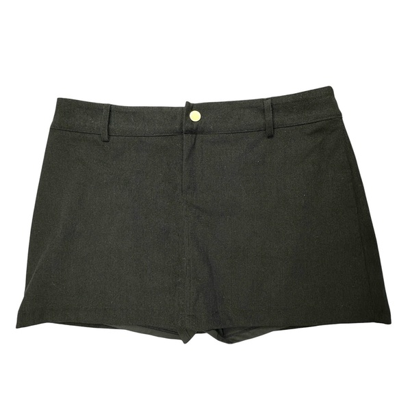 Halara Mid Low Rise Casual Manners A Line Mini  Corduroy Sporty Skort Large - Picture 4 of 11